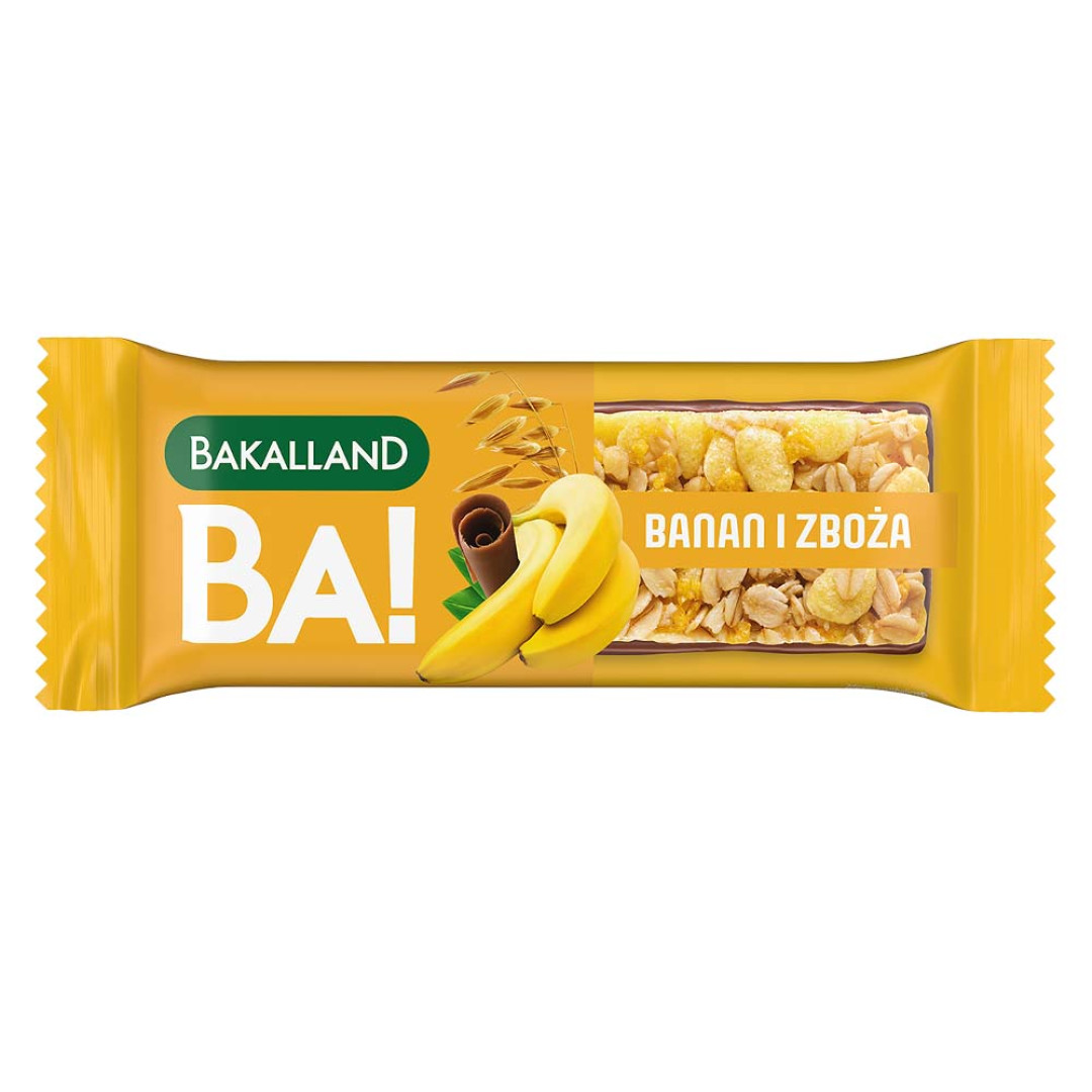 Bakalland BA! Baton zbożowy banan 40 g